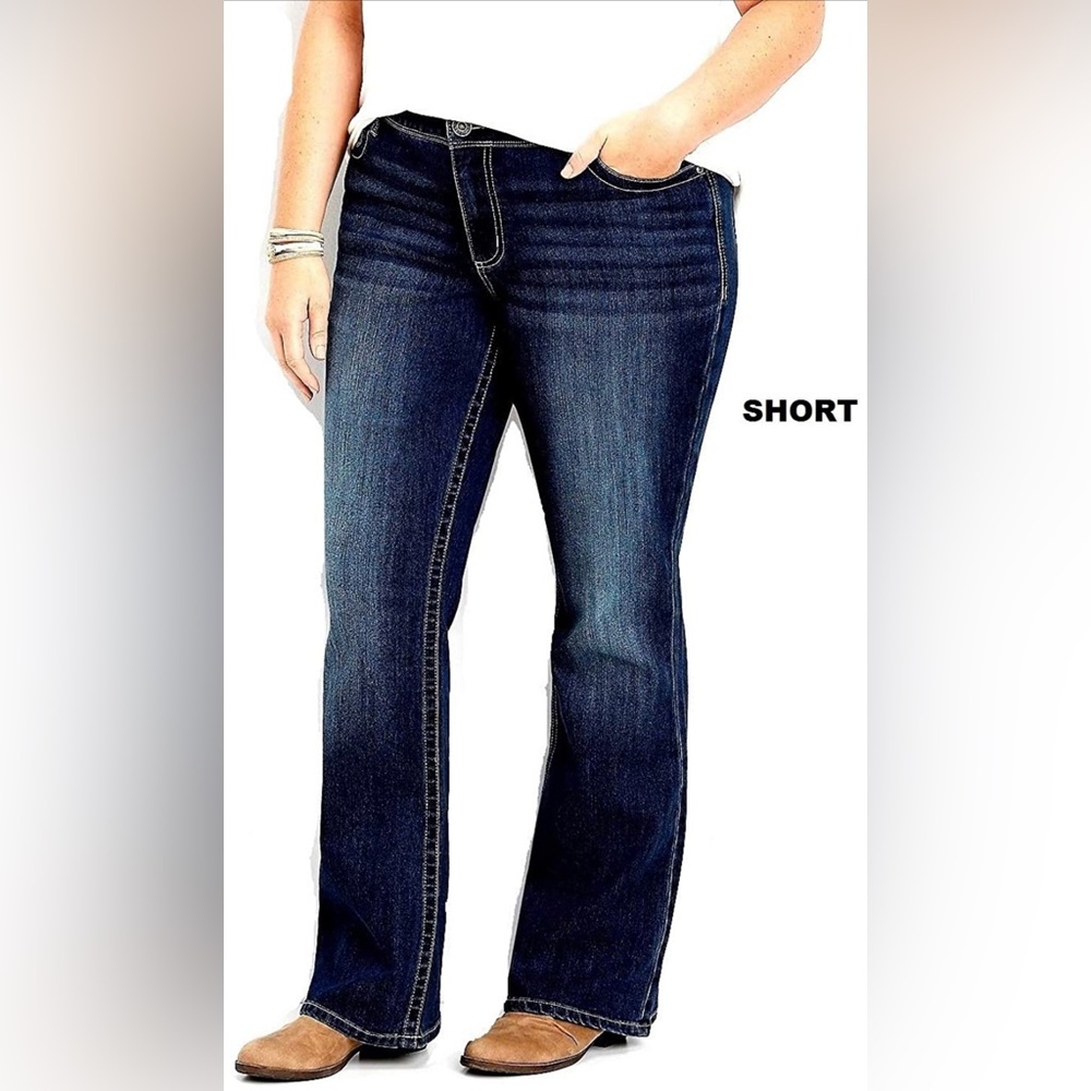 Maurices Women's Plus Size Denimflex Dark Wash Bootcut Jean